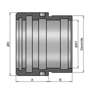 Plungerführung St 250bar