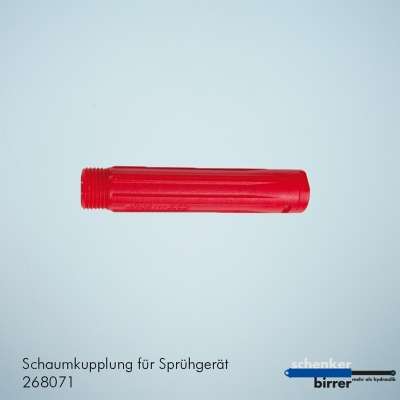 Schaumkupplung für Sprühgerät