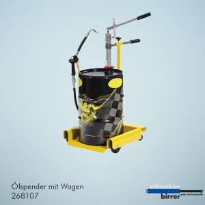 Oelspender mit Wagen